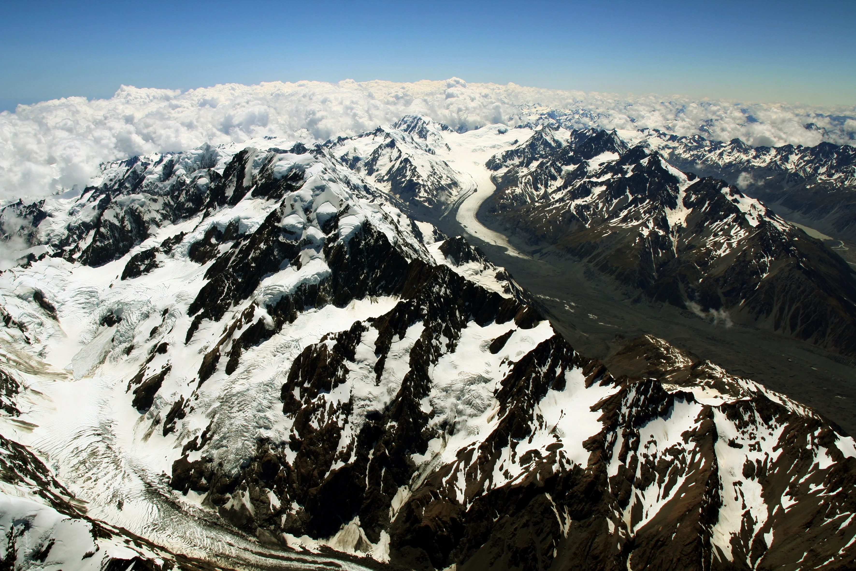 Ice on the tops - but for how long?