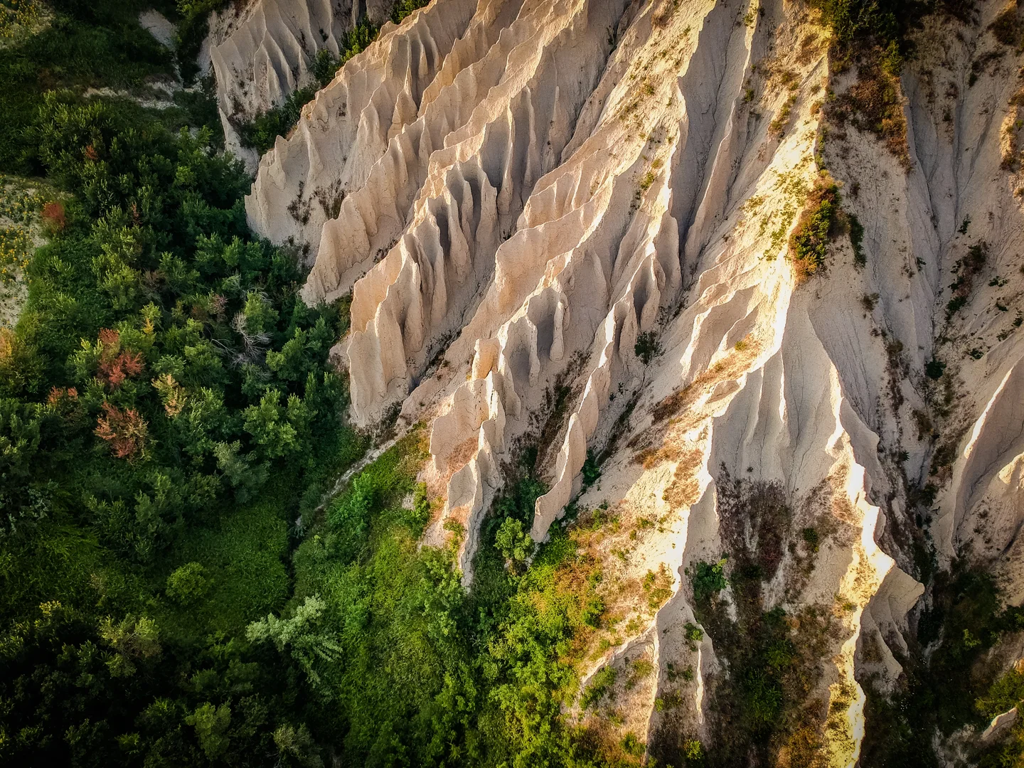 The badlands of Ripatransone, Marche, Italy