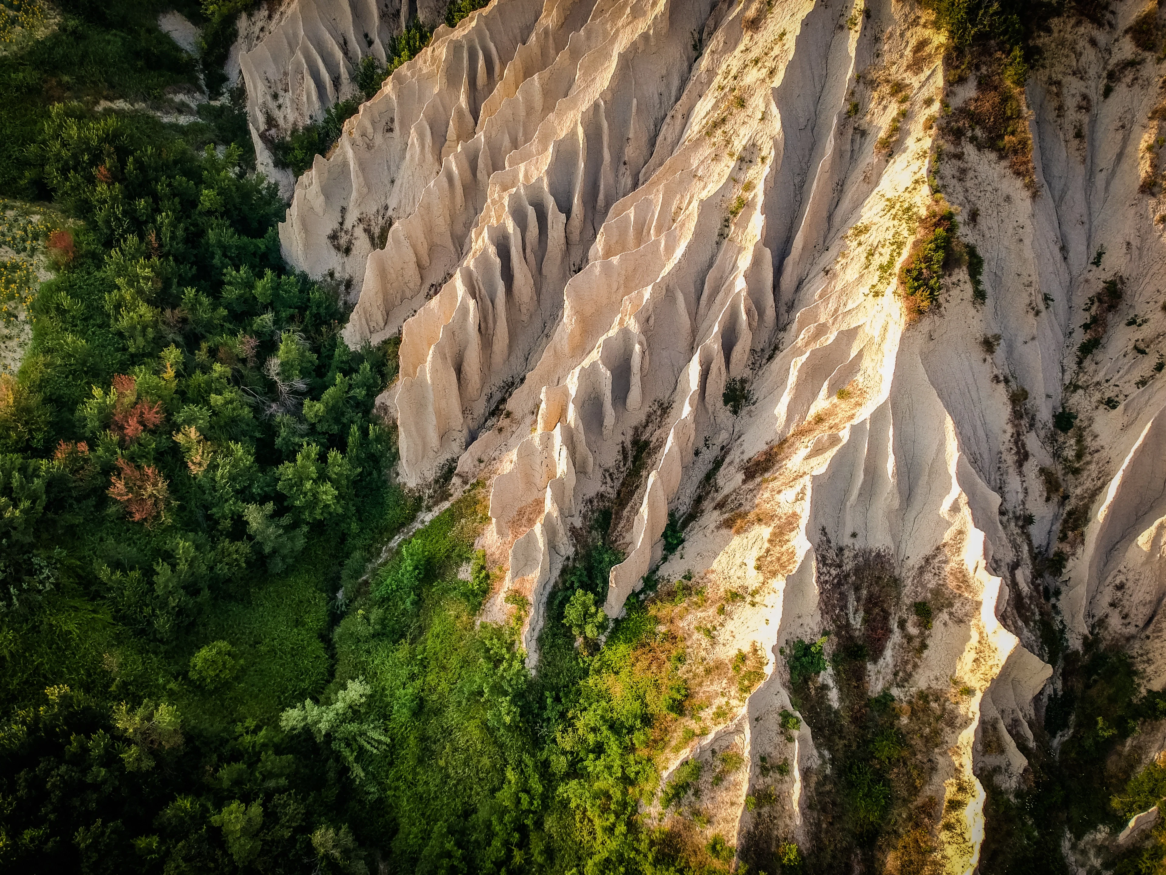 The badlands of Ripatransone, Marche, Italy