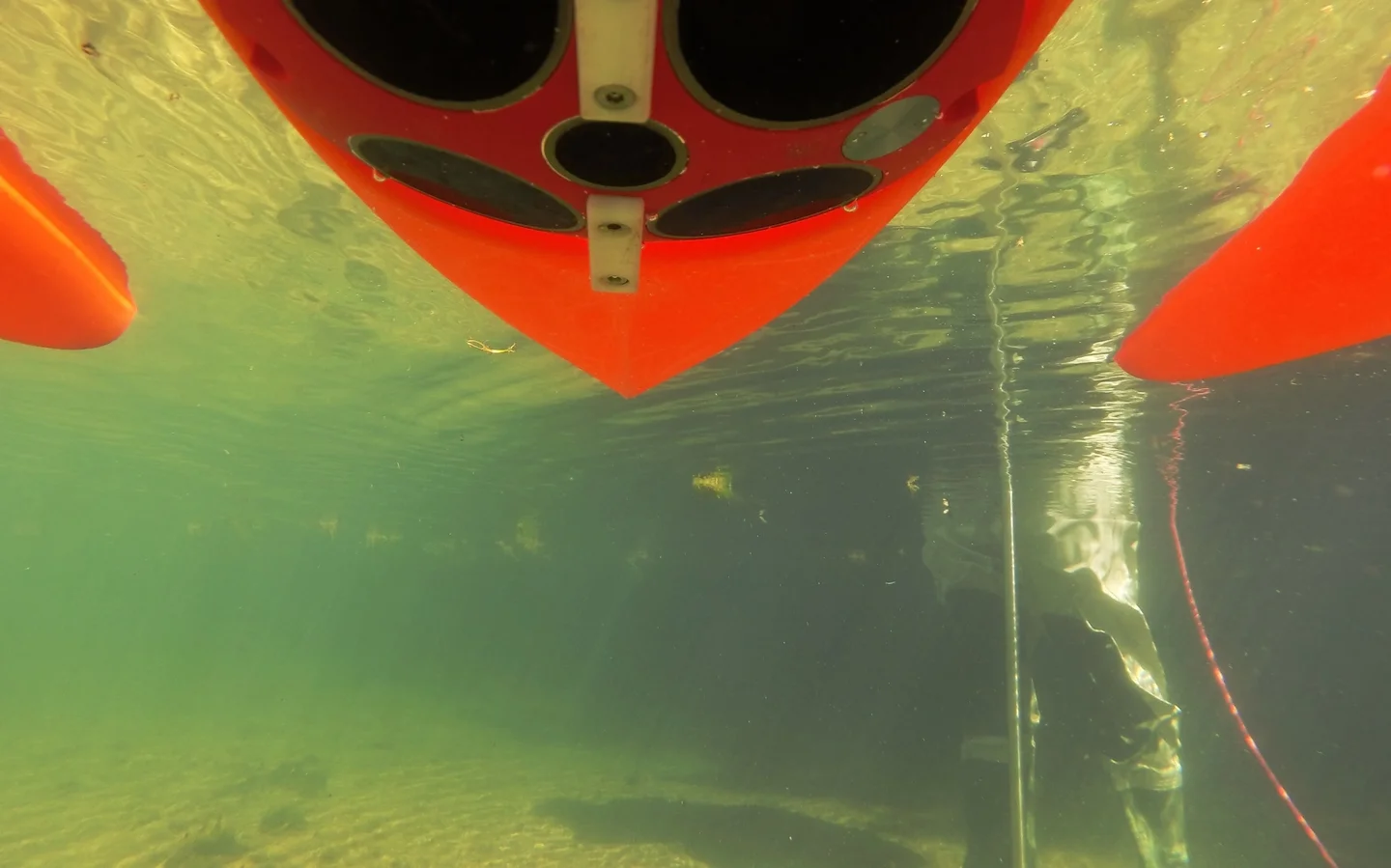 Under the ADCP at Bibury