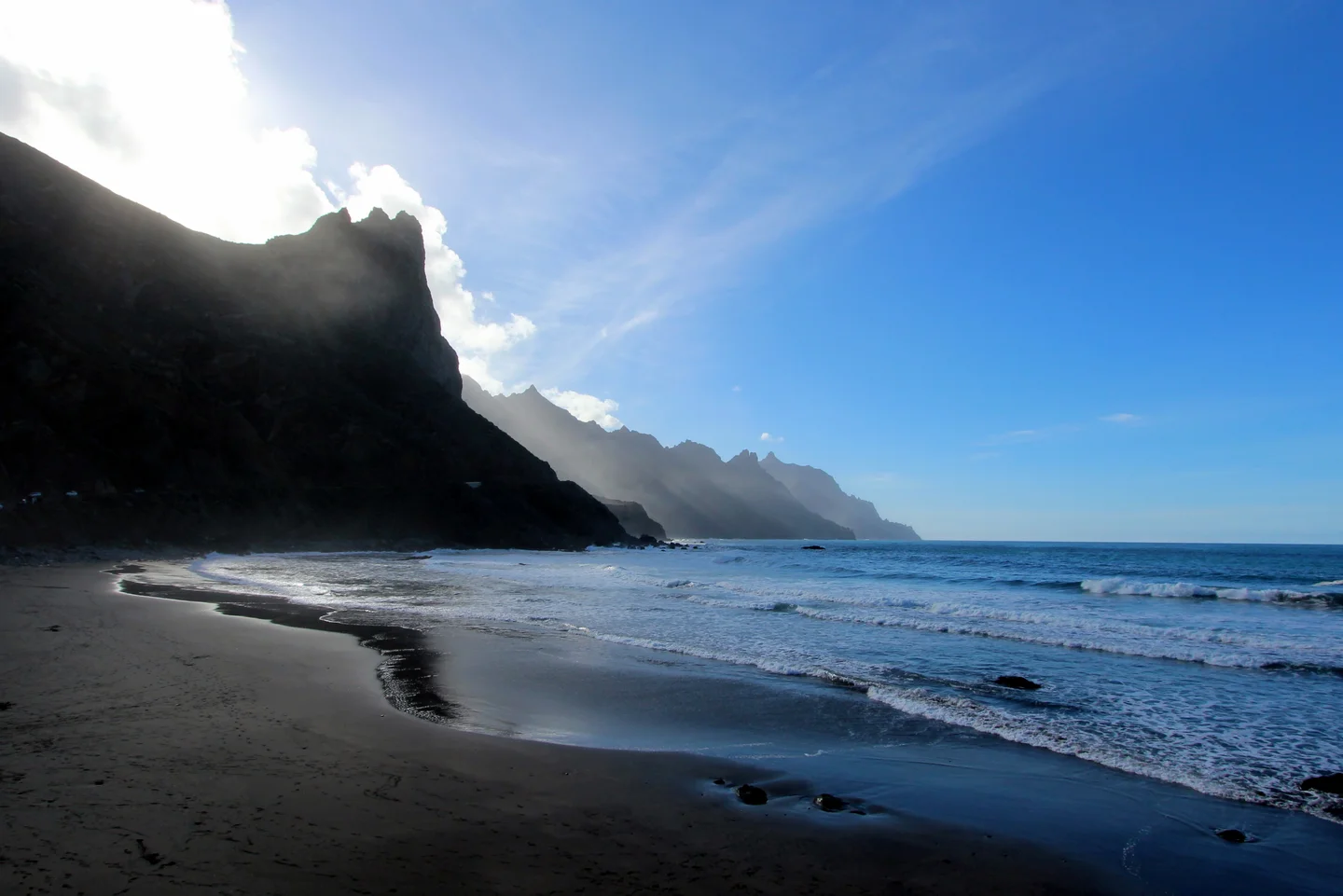 Sunrise in the north of Tenerife
