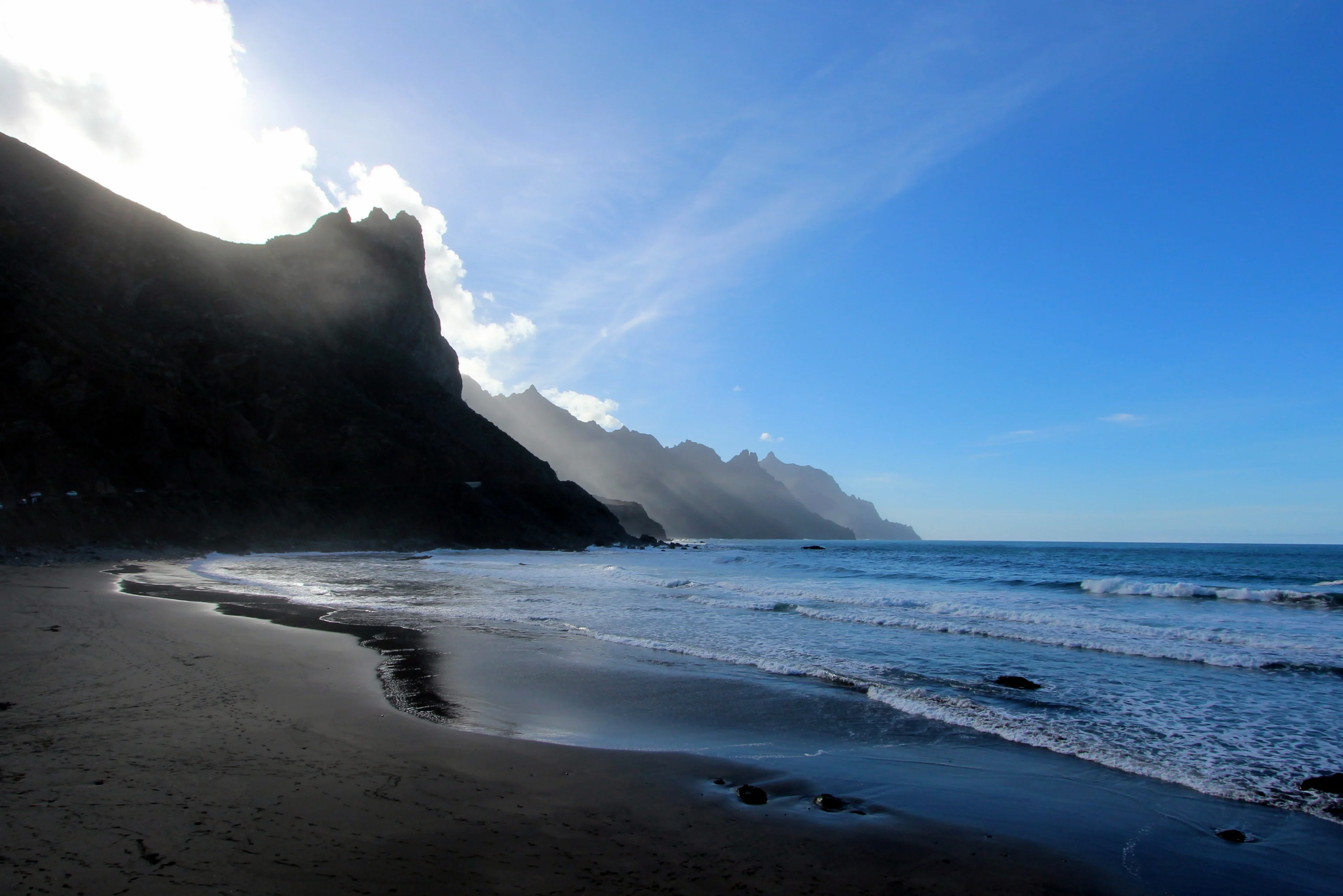 Sunrise in the north of Tenerife