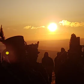 Our community spring sunrise