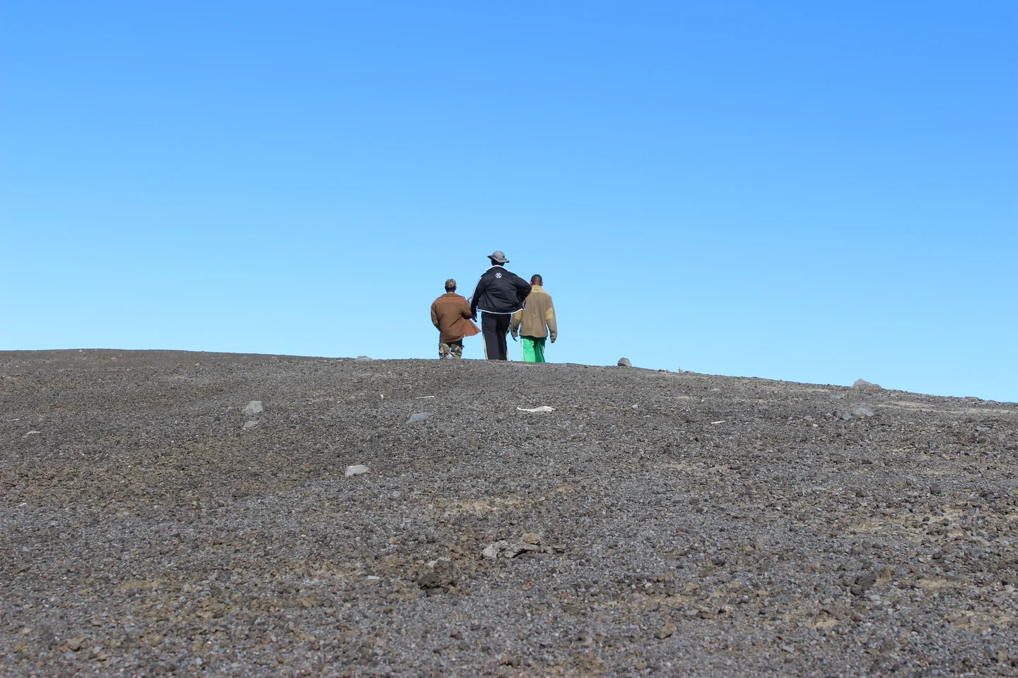 field work for geothermal project at Karthala volcano