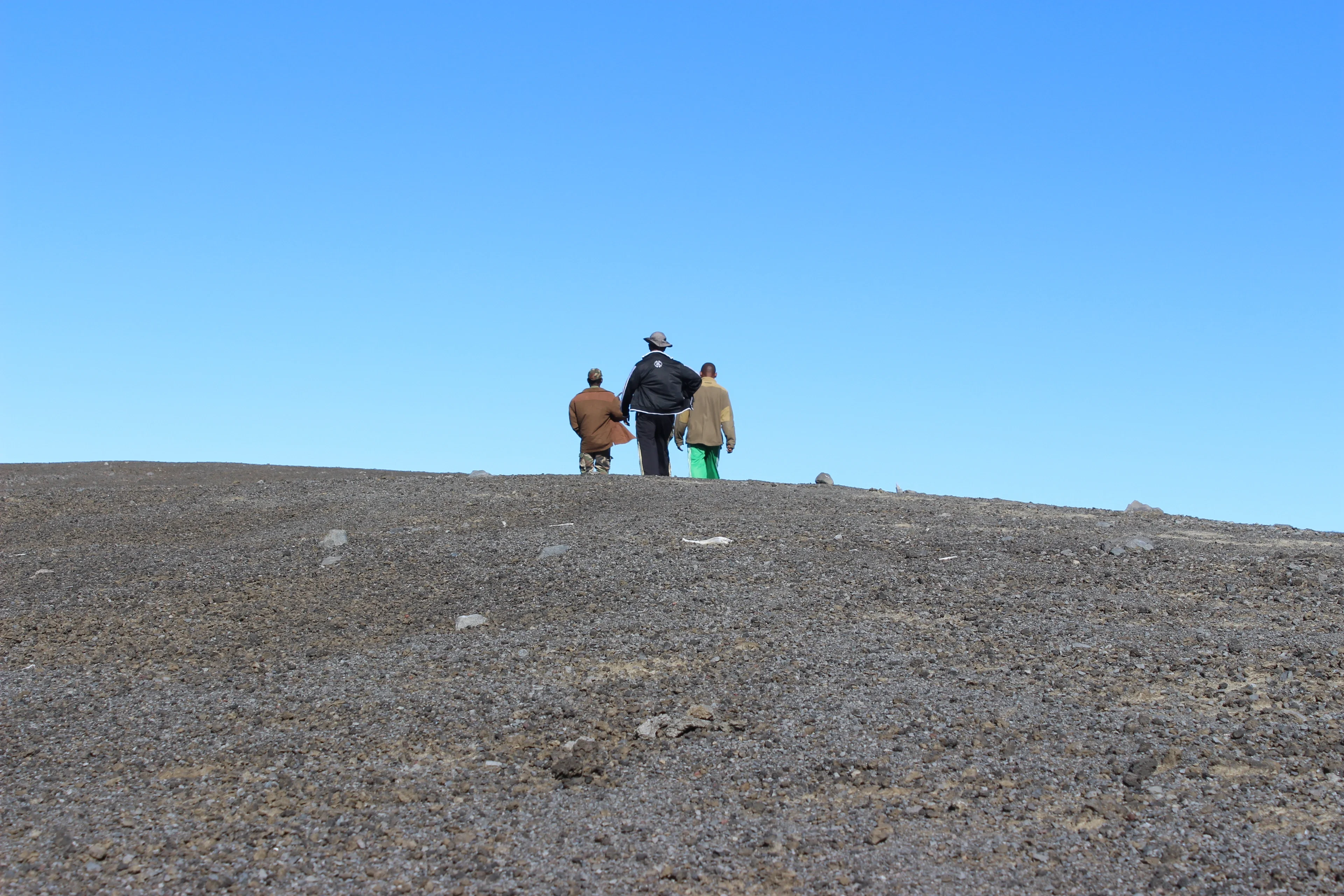 field work for geothermal project at Karthala volcano