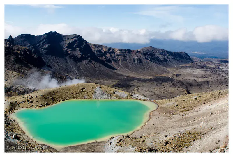 One of the emerald Lakes, Tongariro National park, NZ