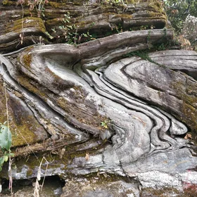 S-Shape Fold in the Nepal Himalaya