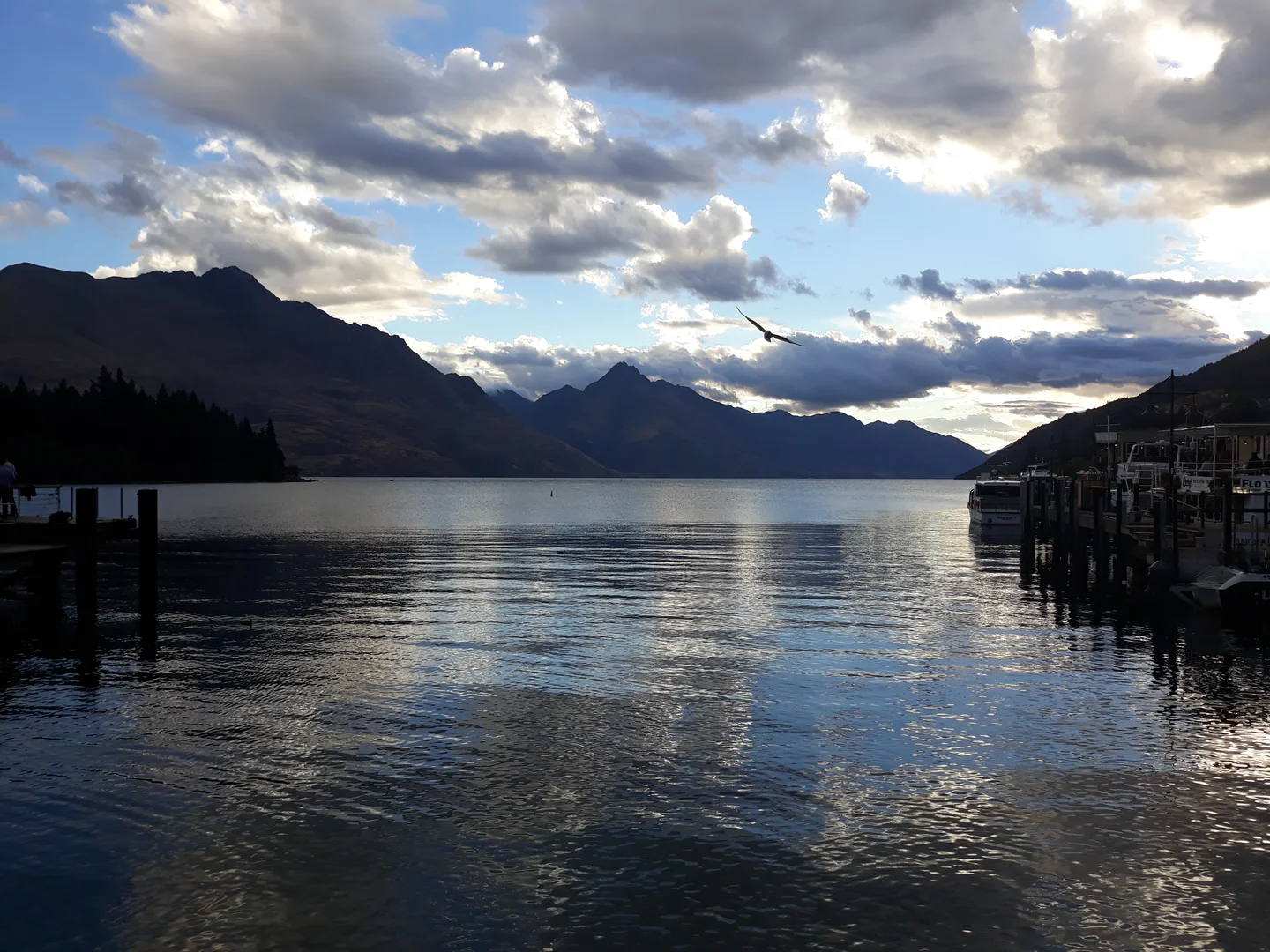 Lake Wakatipu and the southern Alps