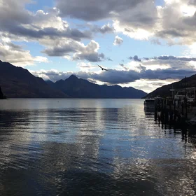 Lake Wakatipu and the southern Alps