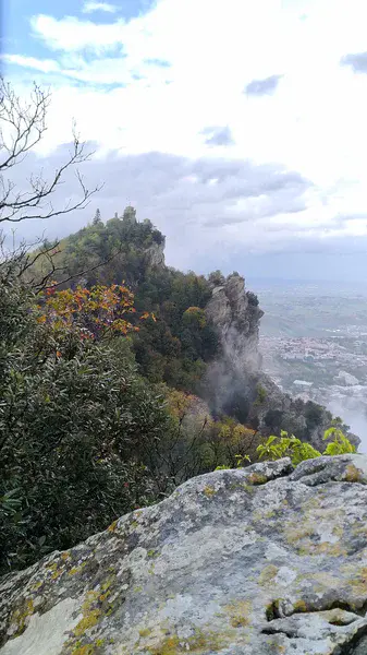 The fog in San Marino