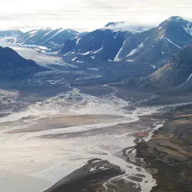 The path of the water