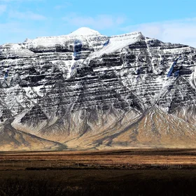 Snæfellsnes peninsula, Iceland. Amazing landscapes and geological beauties.