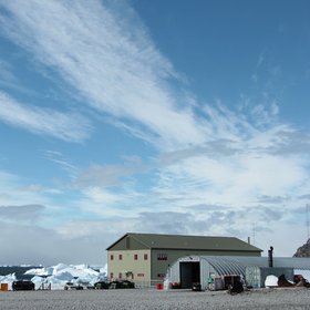 Chaotic sky over Rothera