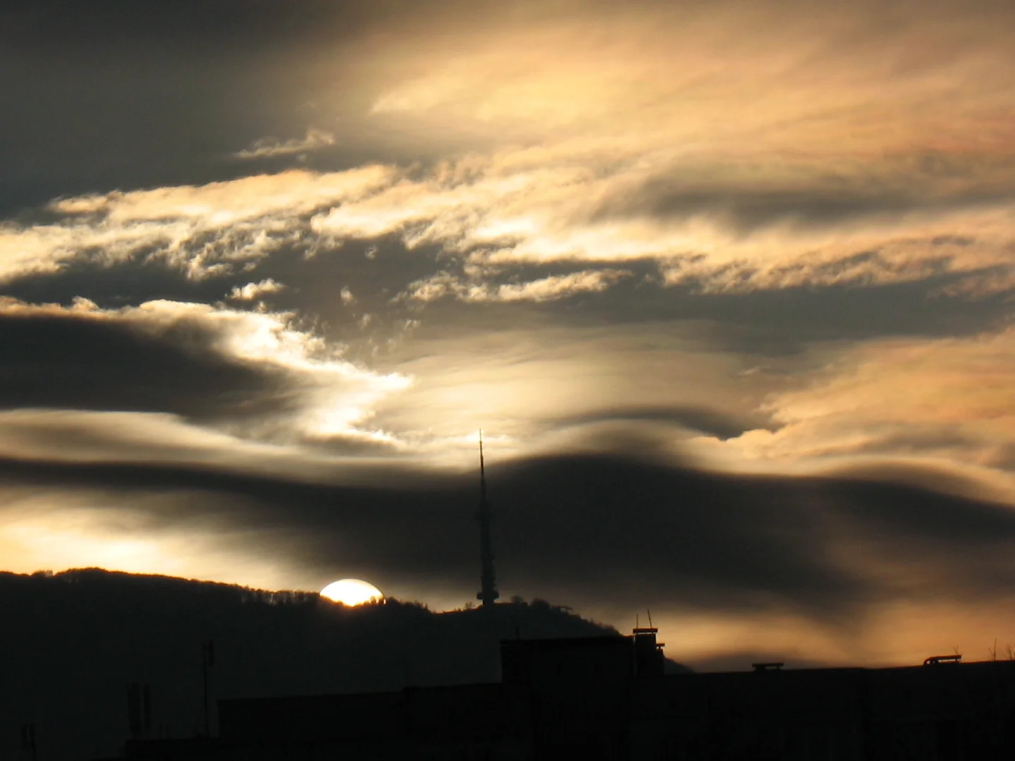 The last day of the year - over Sofia