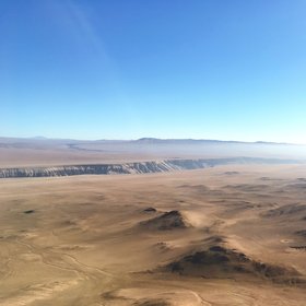 Rio Loa canyon from the heights