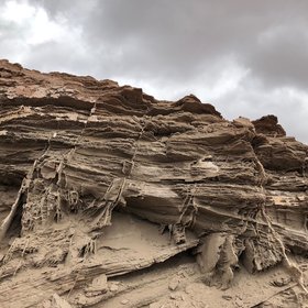 Sandy Strata in the Atacama Desert