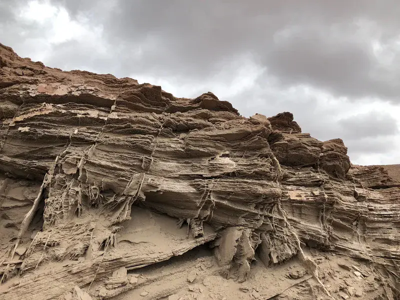 Sandy Strata in the Atacama Desert