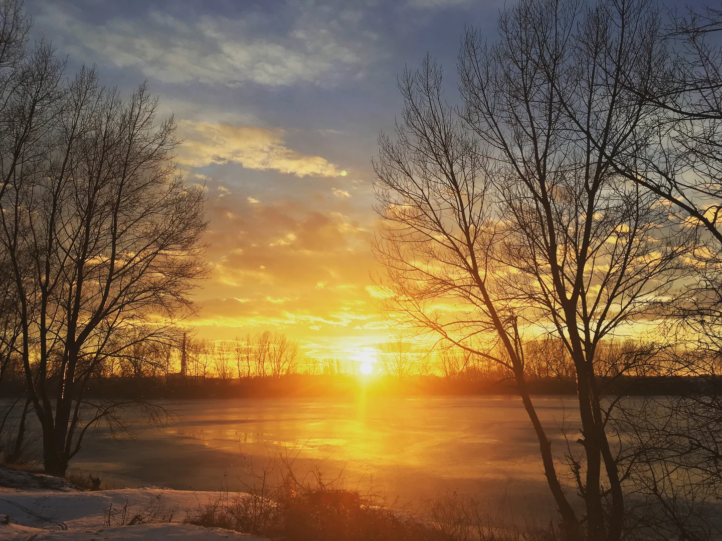 Beautiful of sunset moment in Slovakia.