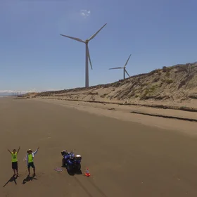 Loving desert-like Taoyuan Coastline