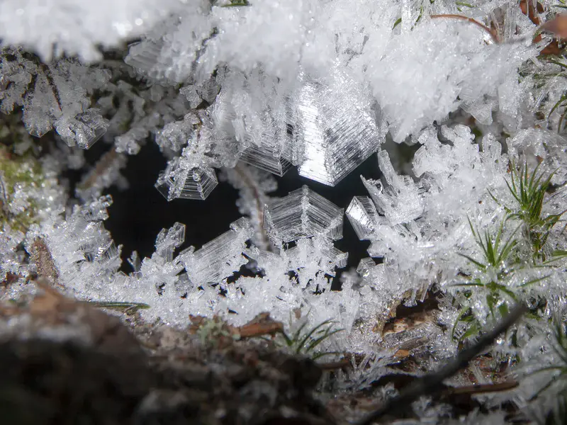 Nature of ice crystals