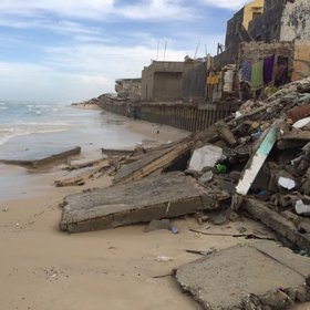 Climate change and costal Erosion in Saint Louis, Senegal
