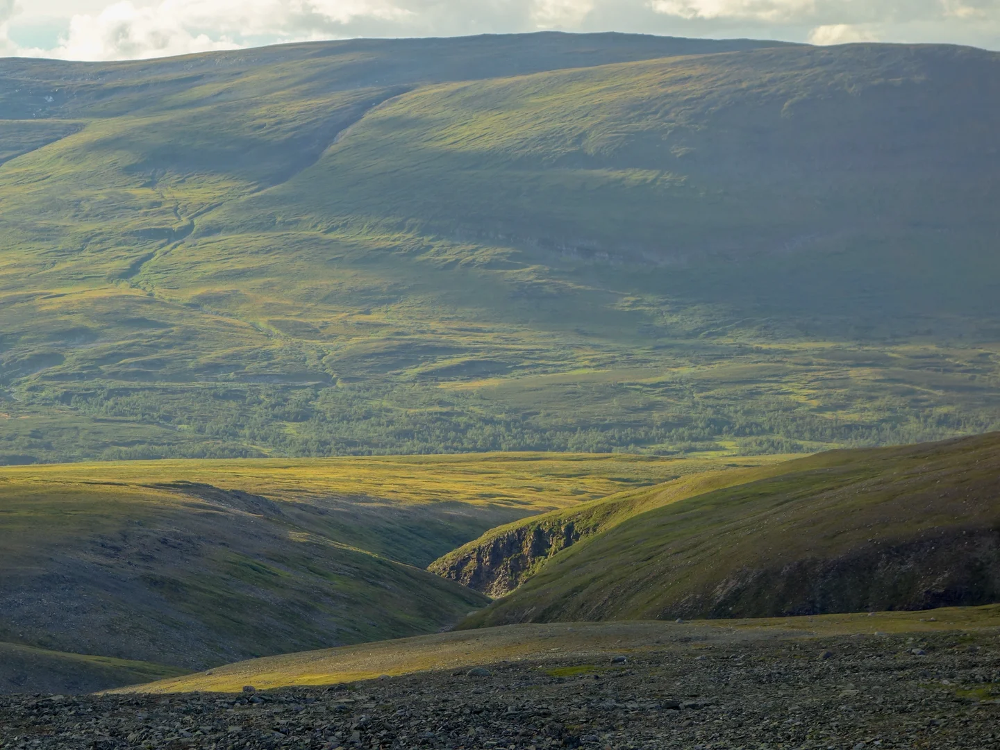 Periodic river canyon