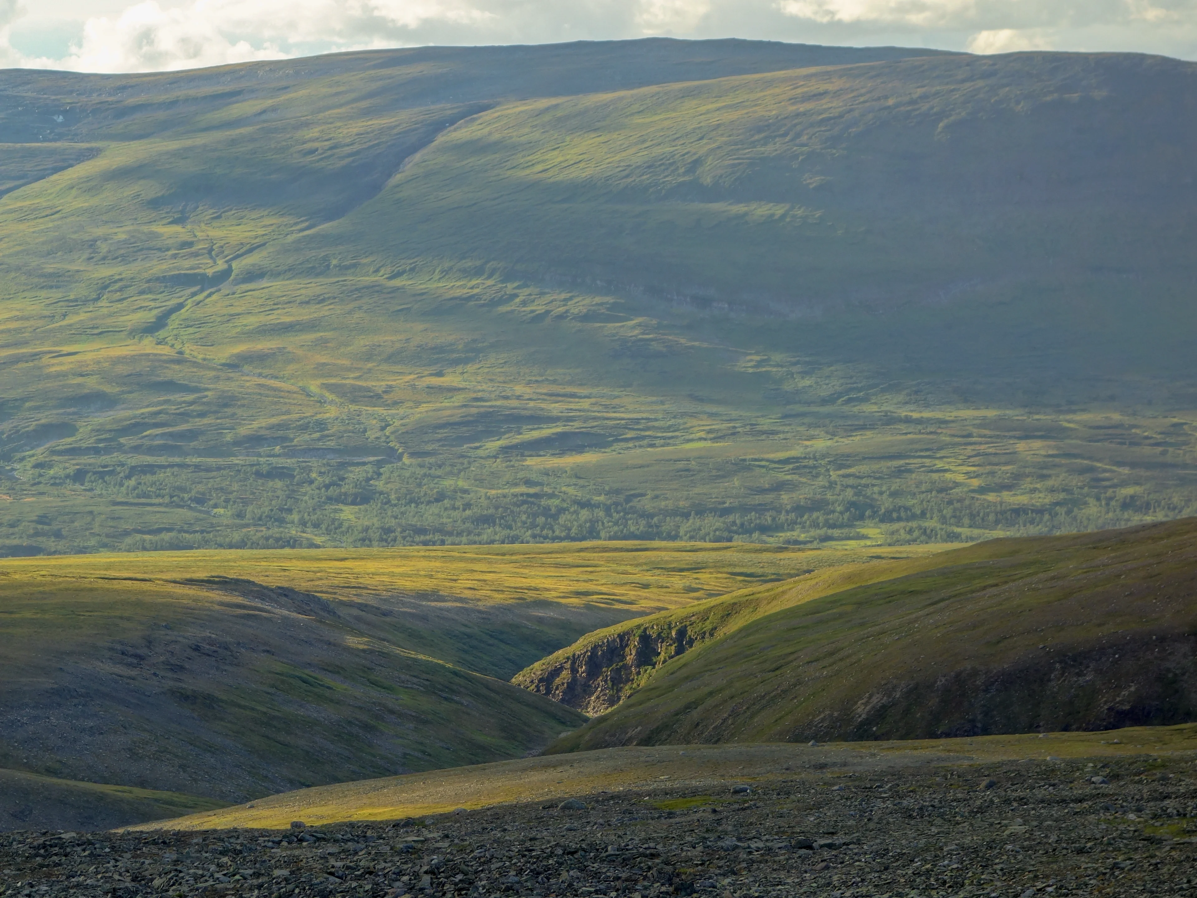 Periodic river canyon
