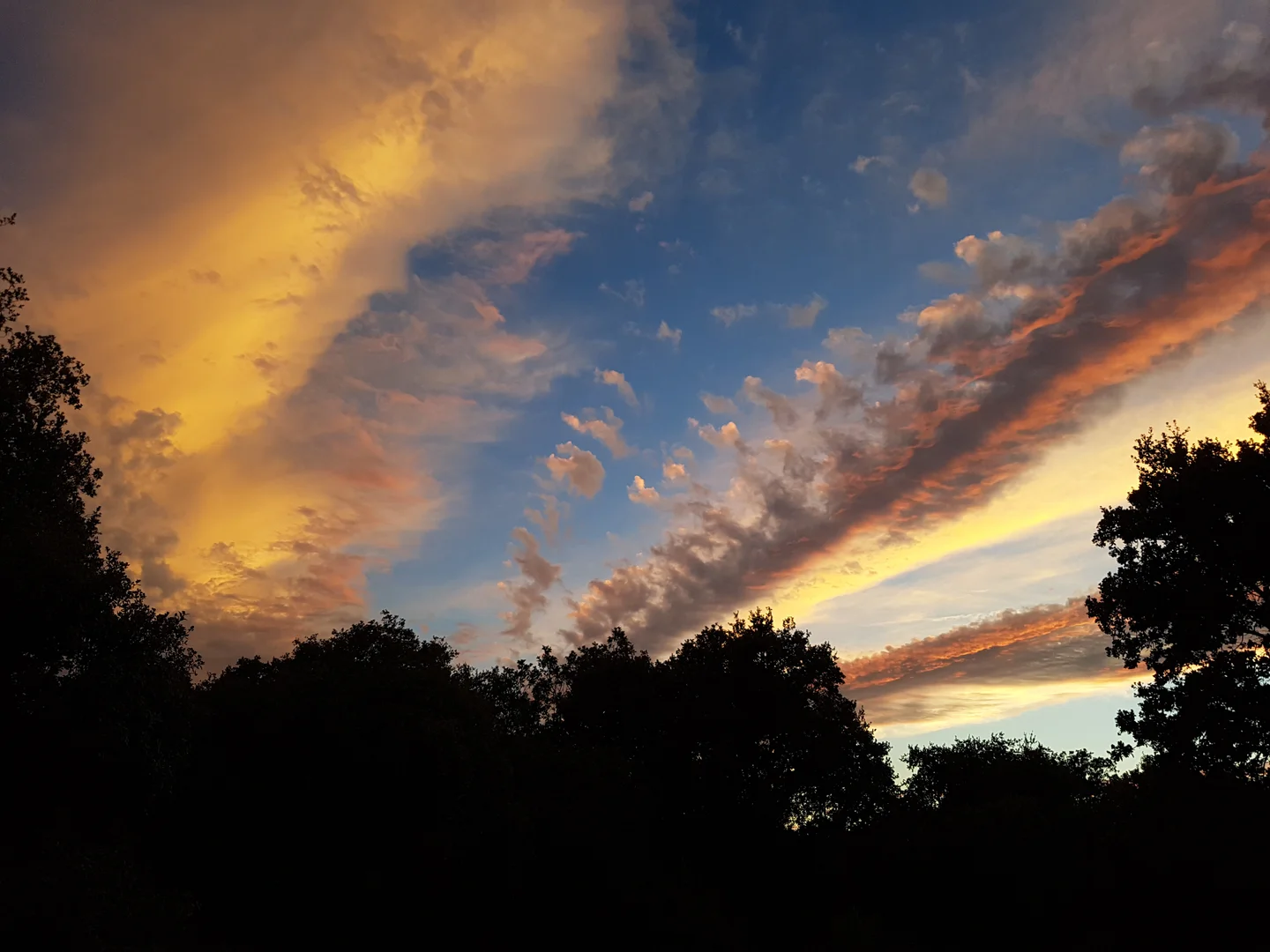 Colourful spanish sky