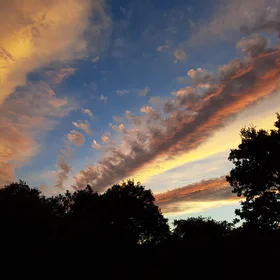Colourful spanish sky