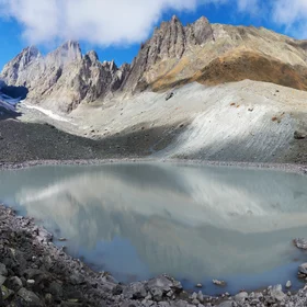 White Lake in Chaukhi cirque