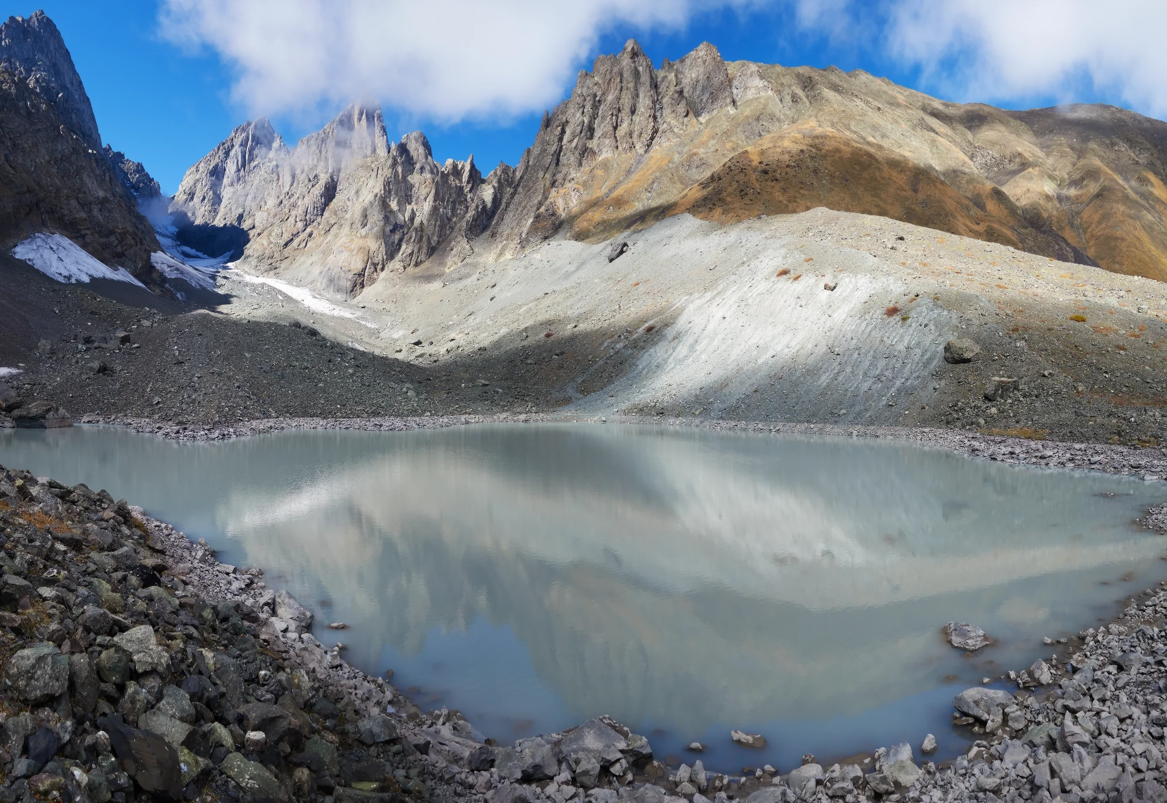 White Lake in Chaukhi cirque