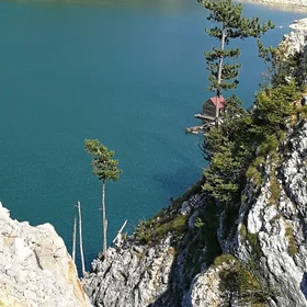 Zaovine lake on mountain Tara