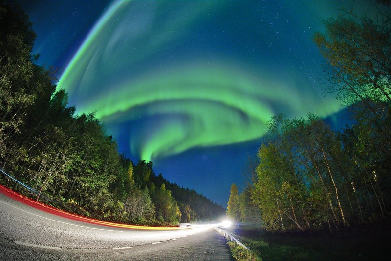 Aurora show on the road