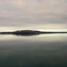 Kara Sea, Novaya Zemlya Archipelago. North island. Blagopoluchiya Bay. September 2018.