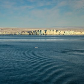 Kara Sea, Novaya Zemlya Archipelago. North island. Rose Glacier. September 2018.