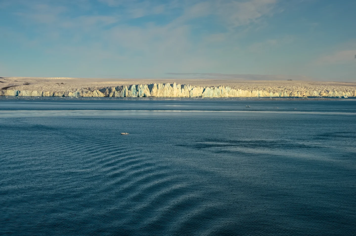 Kara Sea, Novaya Zemlya Archipelago. North island. Rose Glacier. September 2018.