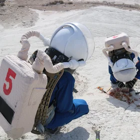 Analogue Simulation Sample Collection at Mars Desert Research Station