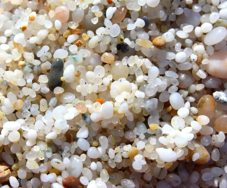 The beach of rice grains