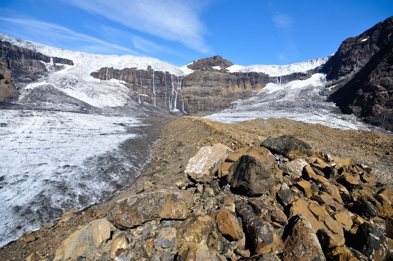 Retreating glacier in Iceland