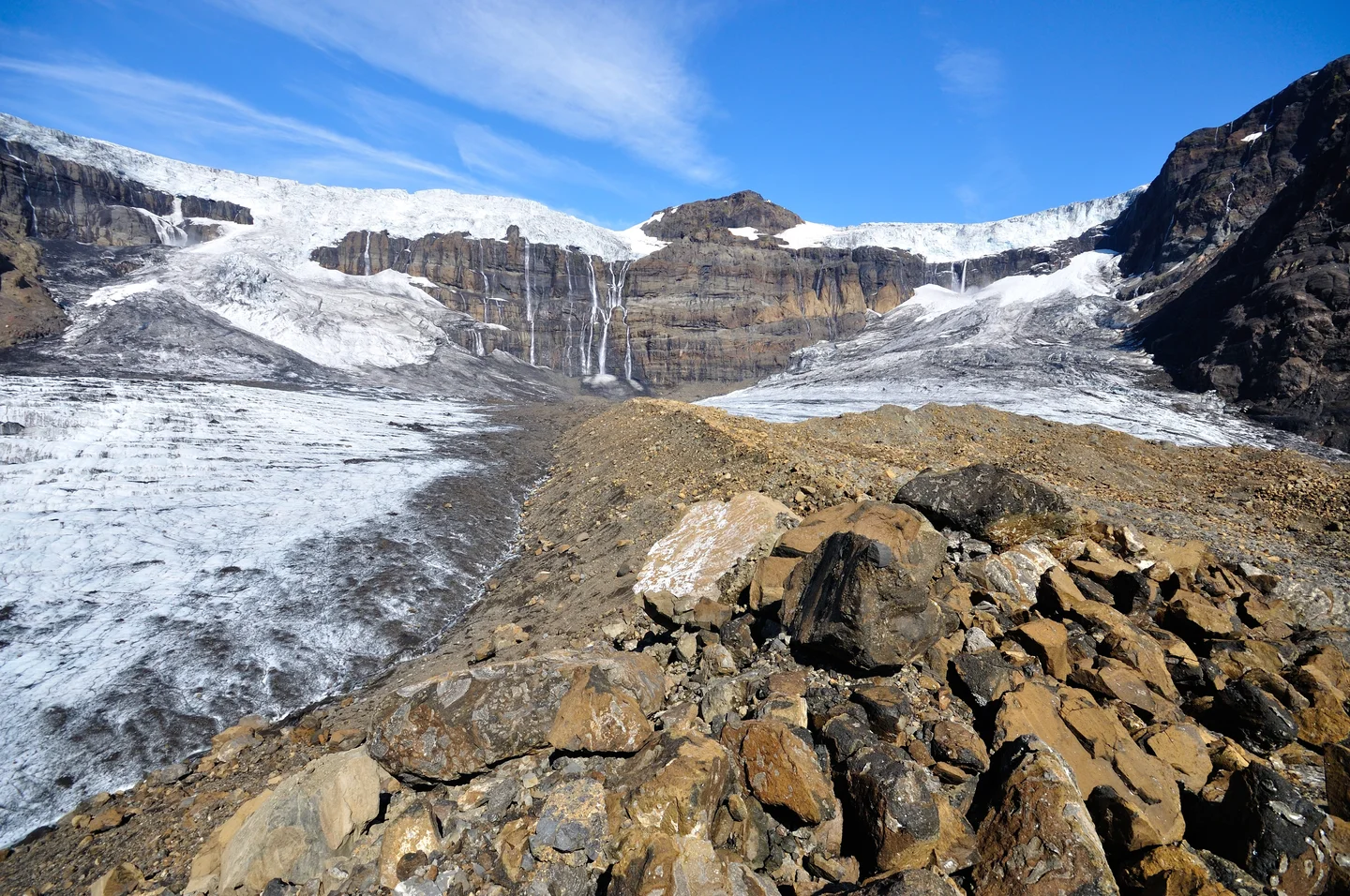 Retreating glacier in Iceland
