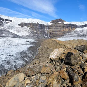 Retreating glacier in Iceland