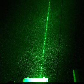 Dancing Snow Flakes in Laser Spot Light