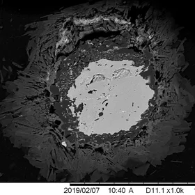 The Monazite Nebula of the Albești Granite