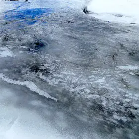 Harmony of snow, water and ice