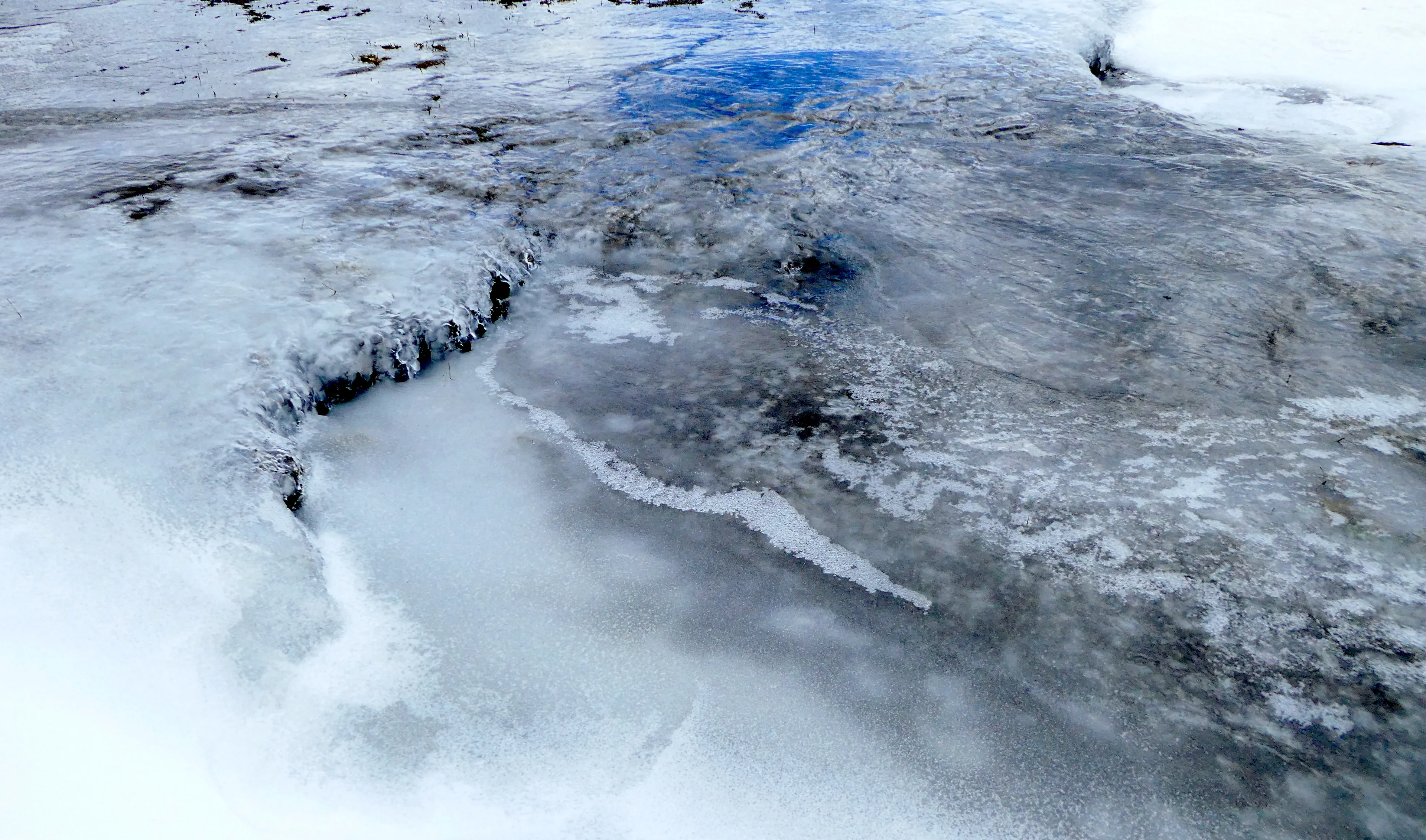 Harmony of snow, water and ice