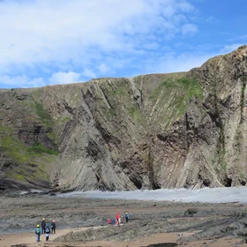 Folds in Hartland Quay