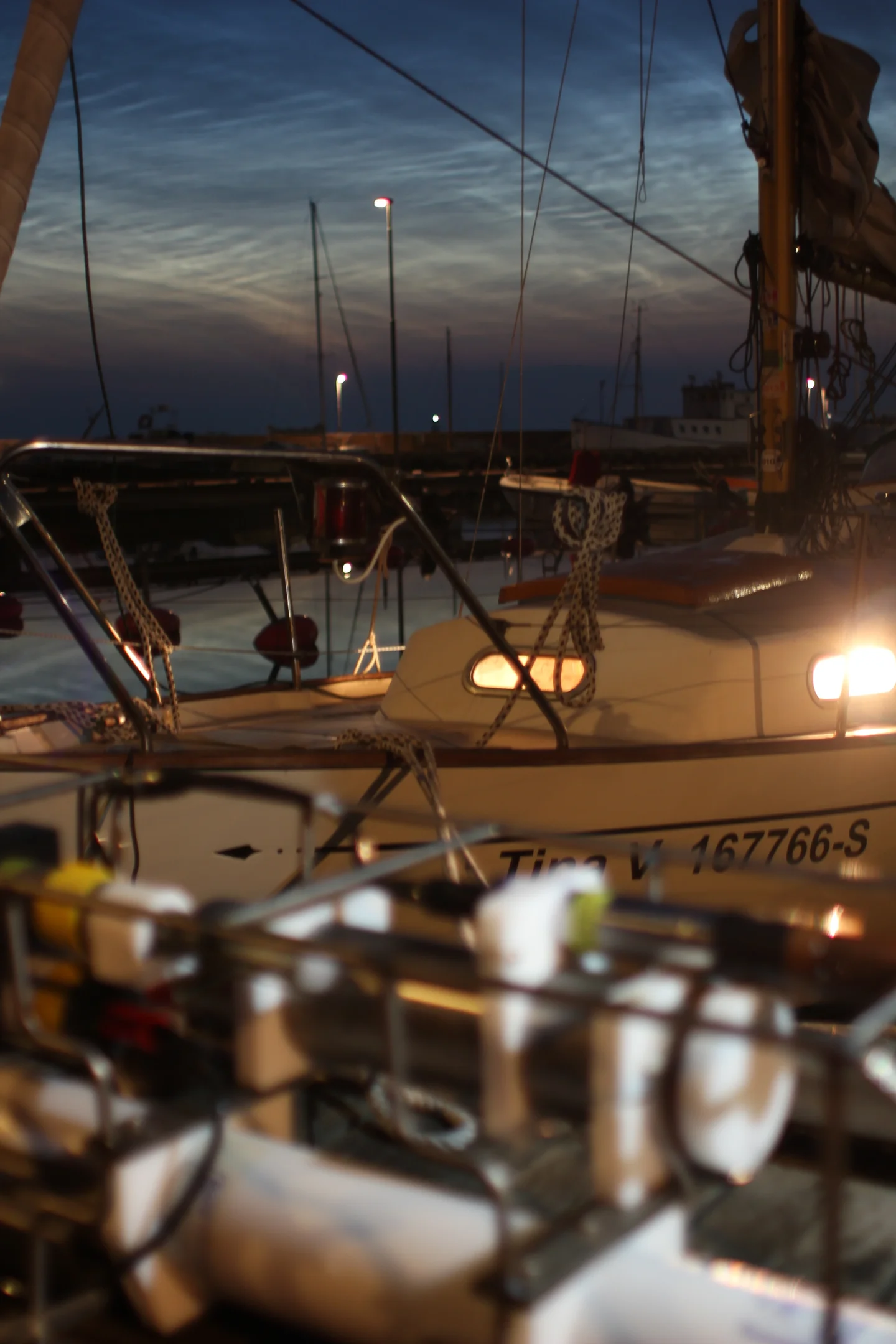 TinaV at Hervik harbour