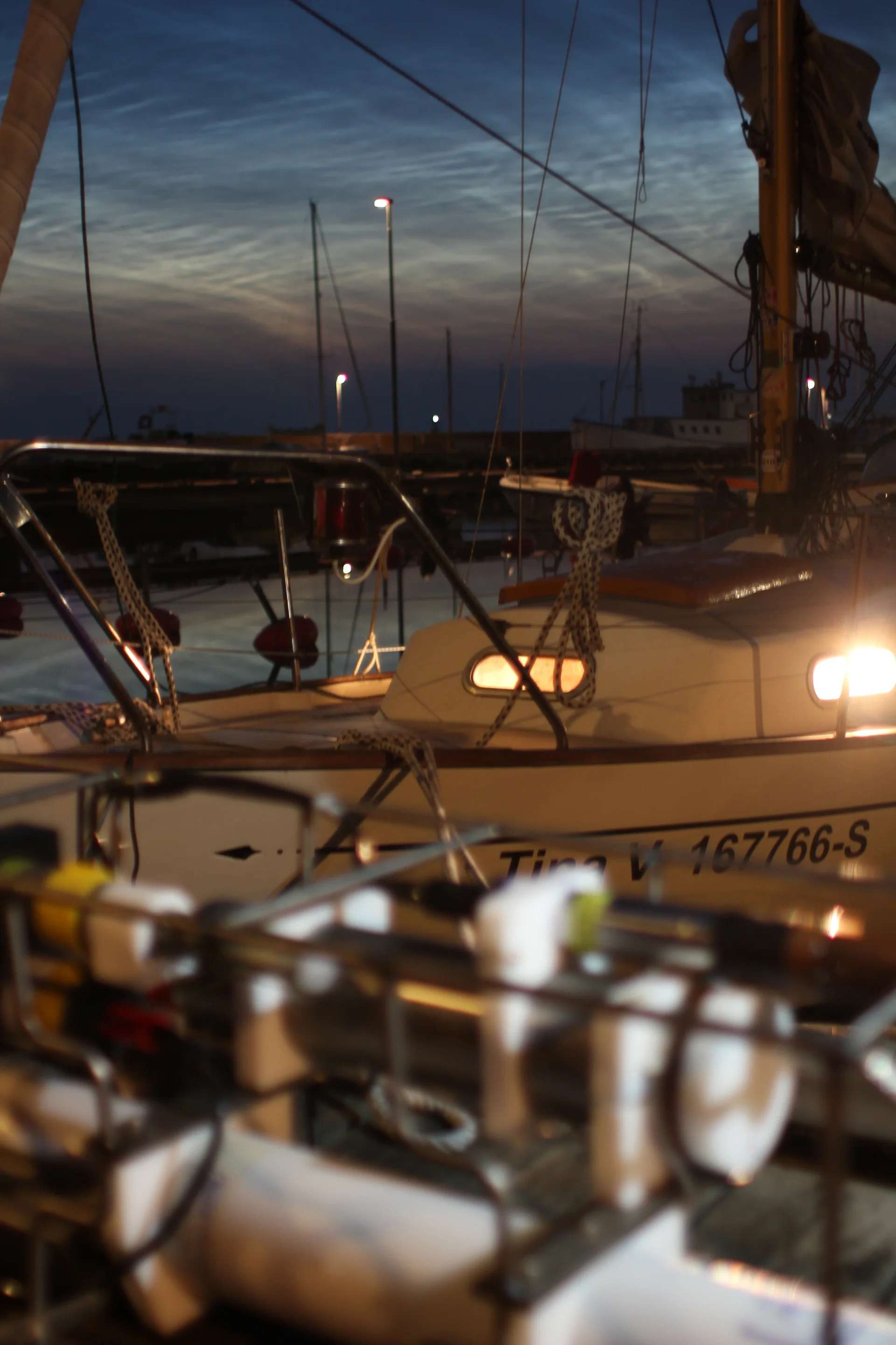 TinaV at Hervik harbour