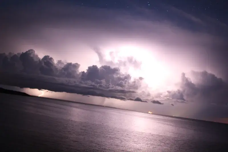Thunderstorm above Gotland
