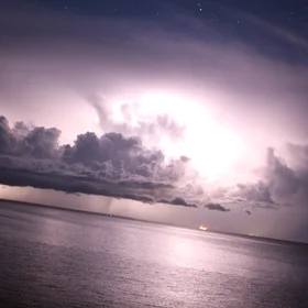 Thunderstorm above Gotland